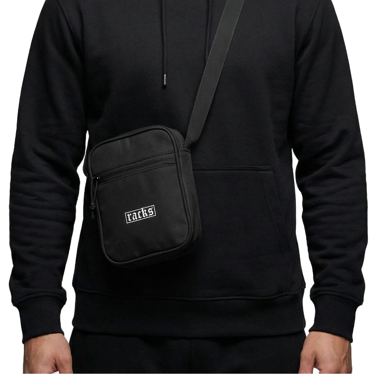 Umhängetasche Schwarz - ''racks Signature''