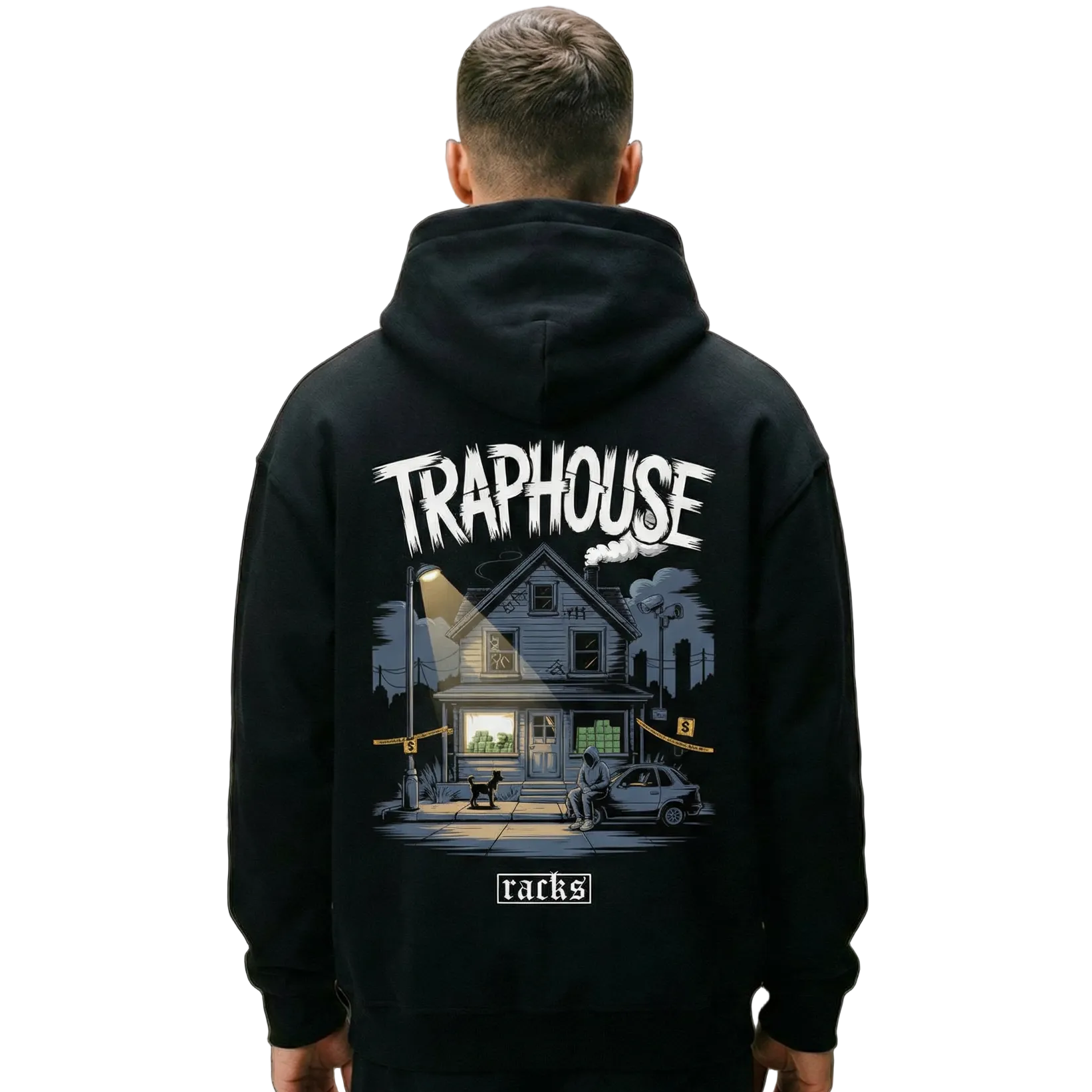 Oversize Zipper Hoodie - ''Traphouse''