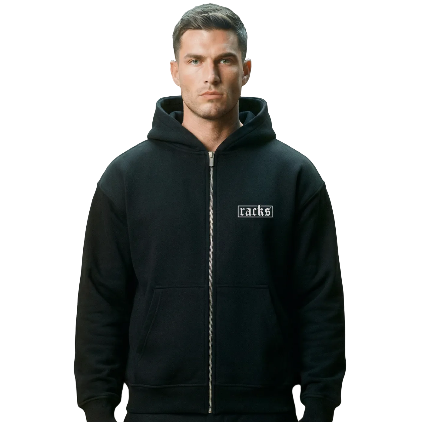 Oversize Zipper Hoodie - ''Traphouse''