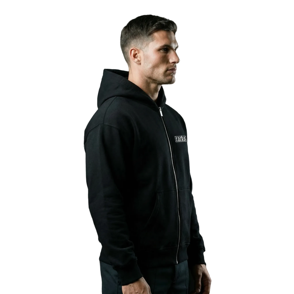 Oversize Zipper Hoodie - ''racks Signature''