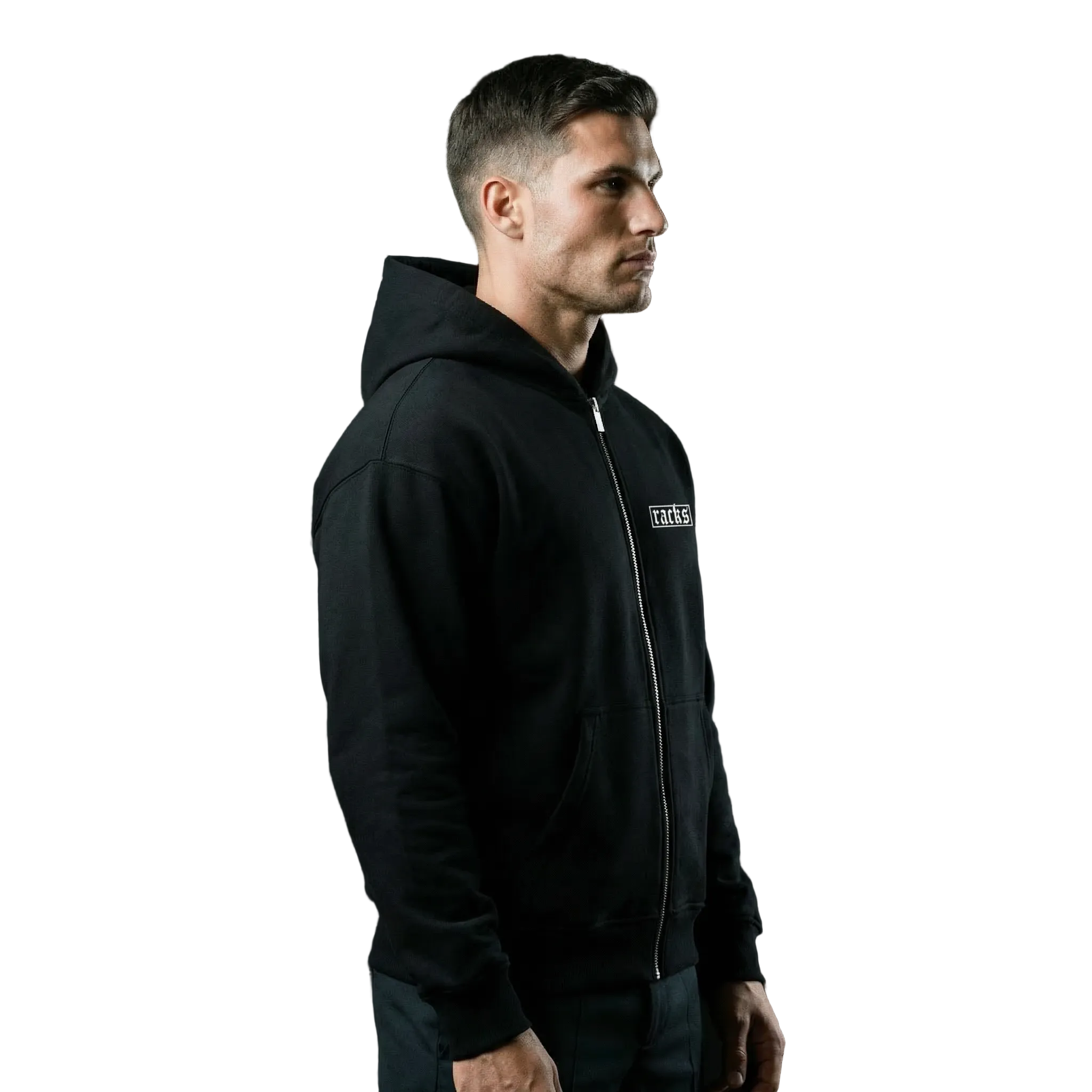 Oversize Zipper Hoodie - ''racks Signature''