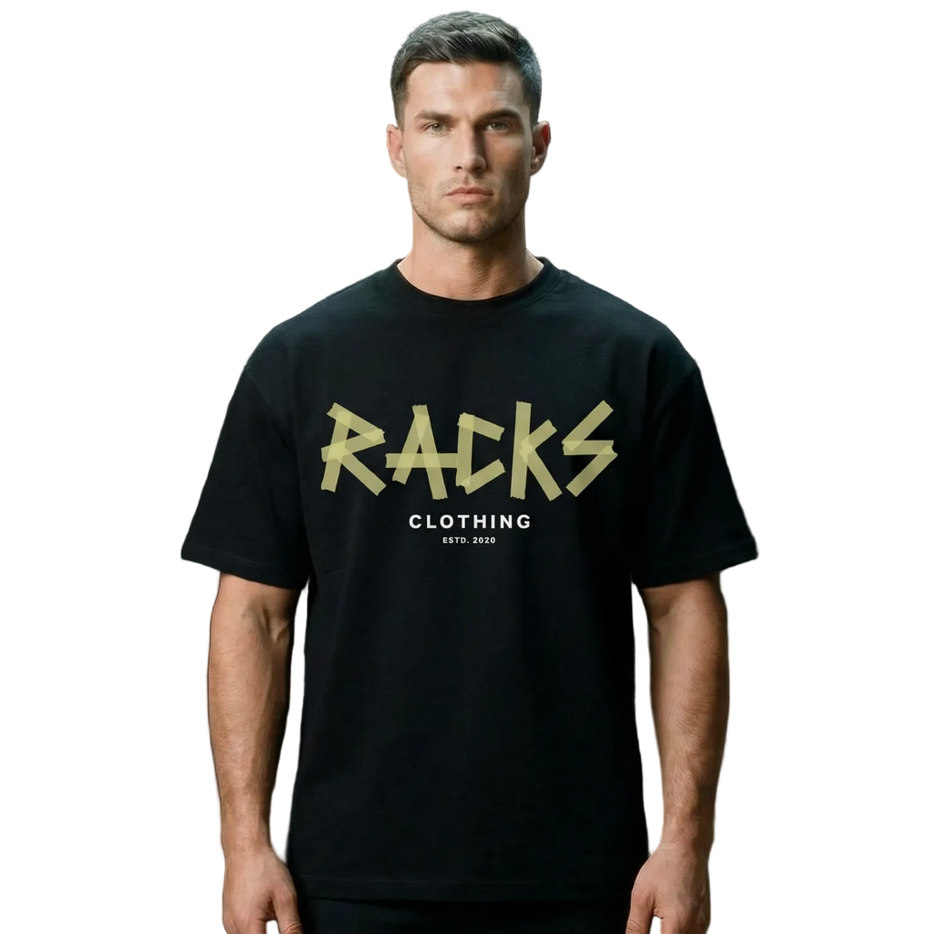 Oversize T-Shirt - "taped by racks"