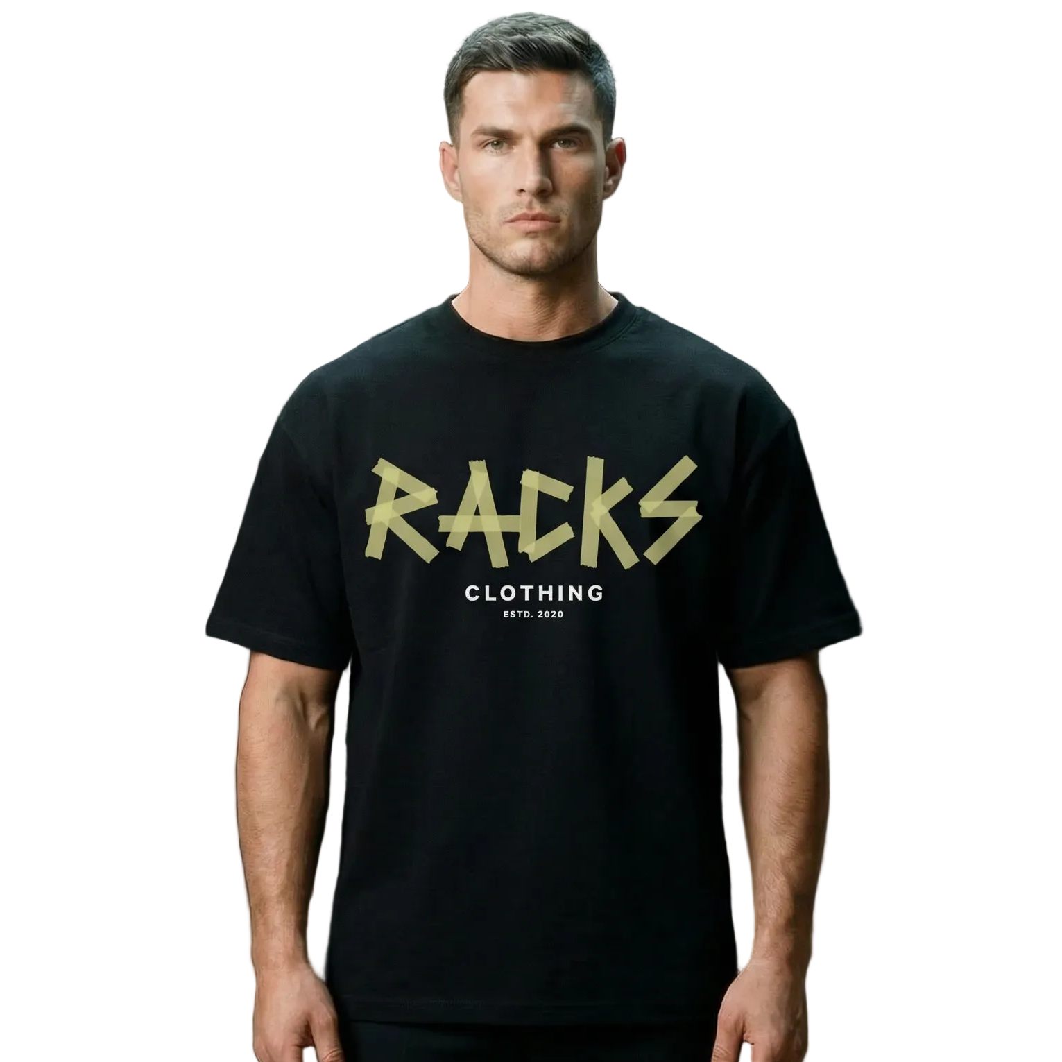 Oversize T-Shirt - "taped by racks"
