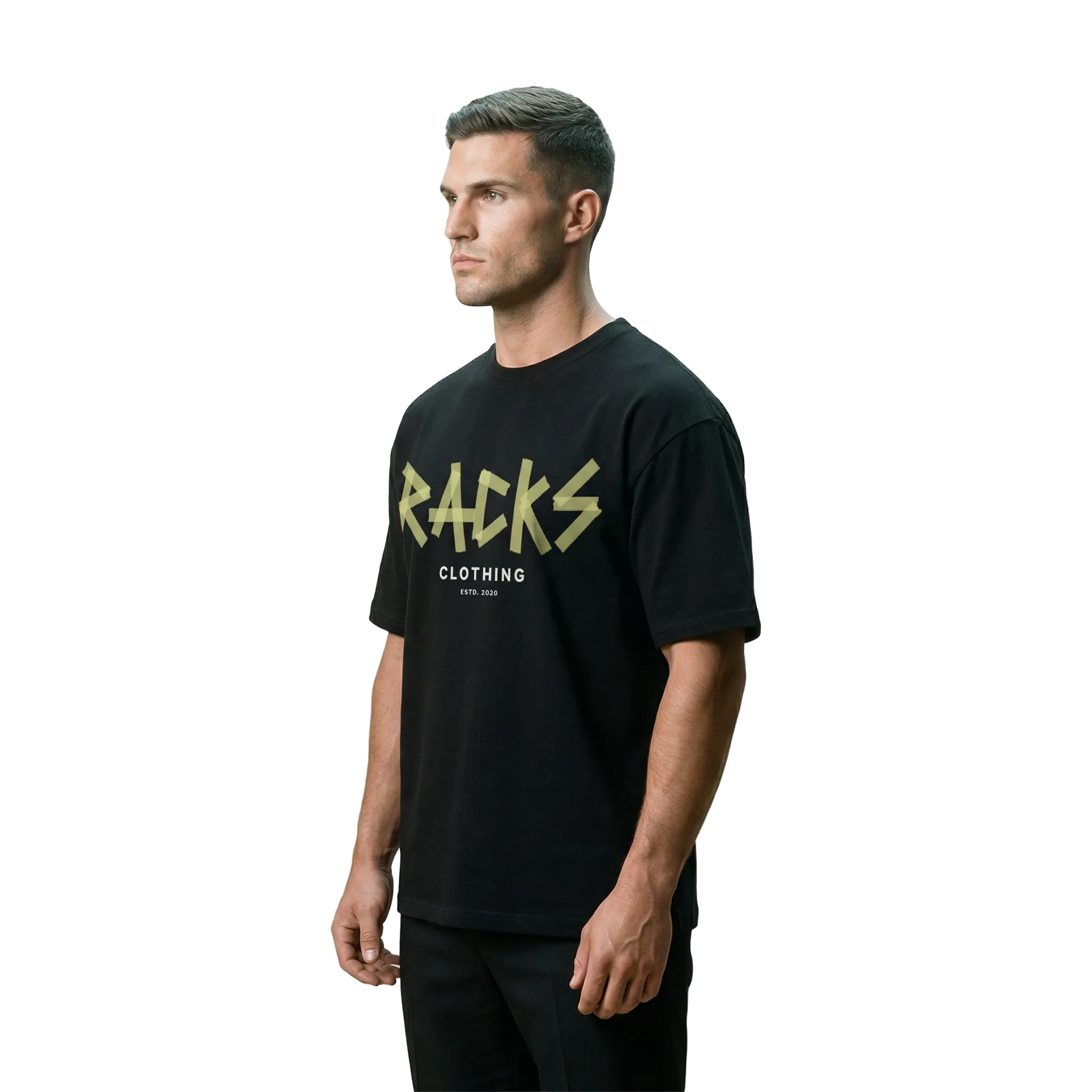 Oversize T-Shirt - "taped by racks"