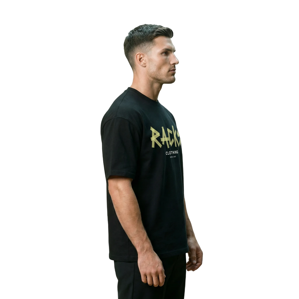 Oversize T-Shirt - "taped by racks"