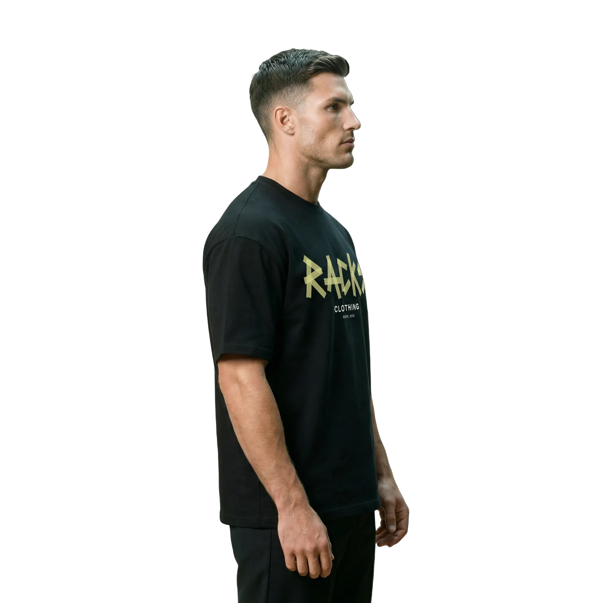 Oversize T-Shirt - "taped by racks"