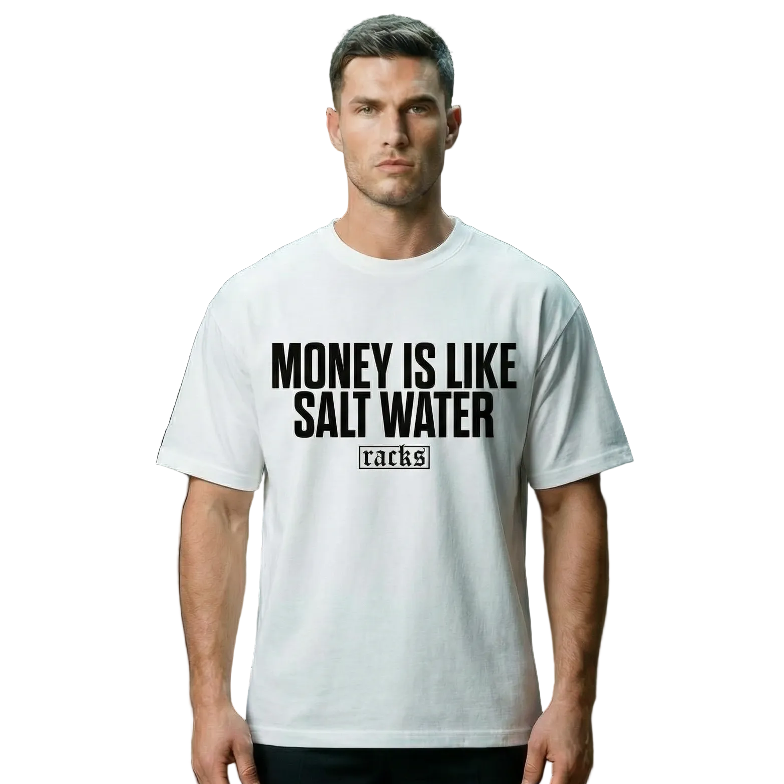Oversize T-Shirt - "Money Is Like Salt Water"
