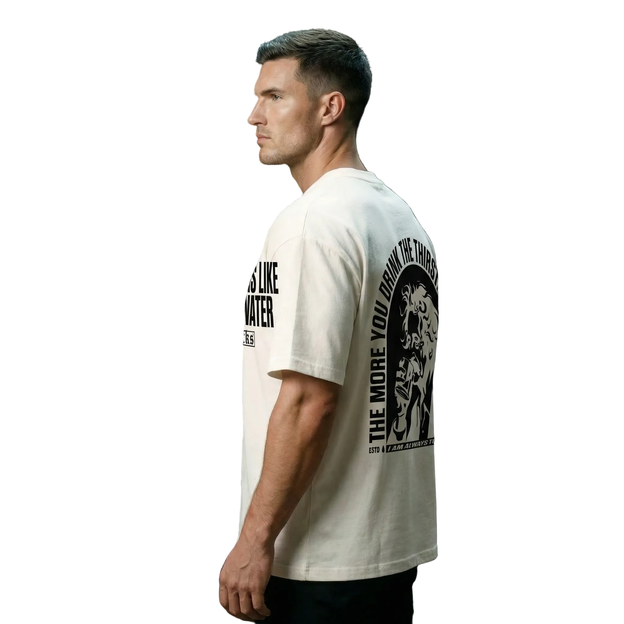 Oversize T-Shirt - "Money Is Like Salt Water"
