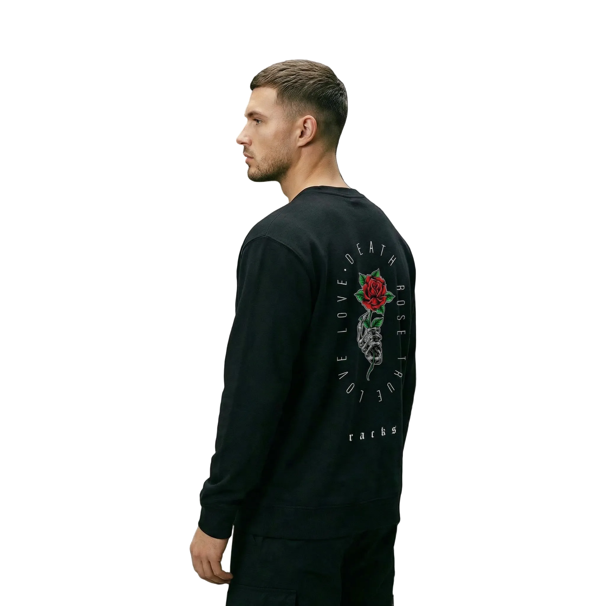 Premium Sweatshirt - "Death Rose"