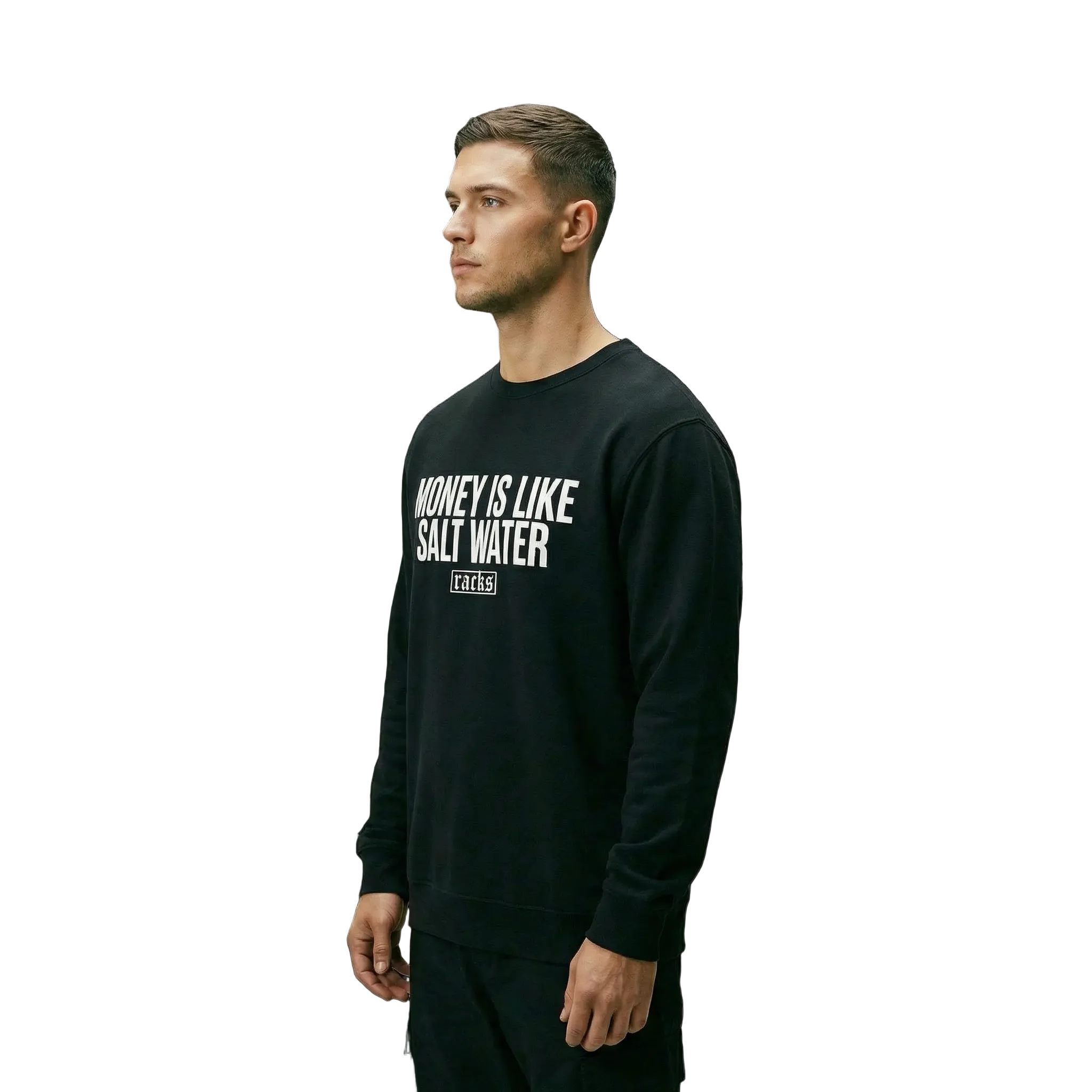 Premium Sweatshirt - "Money Is Like Salt Water"