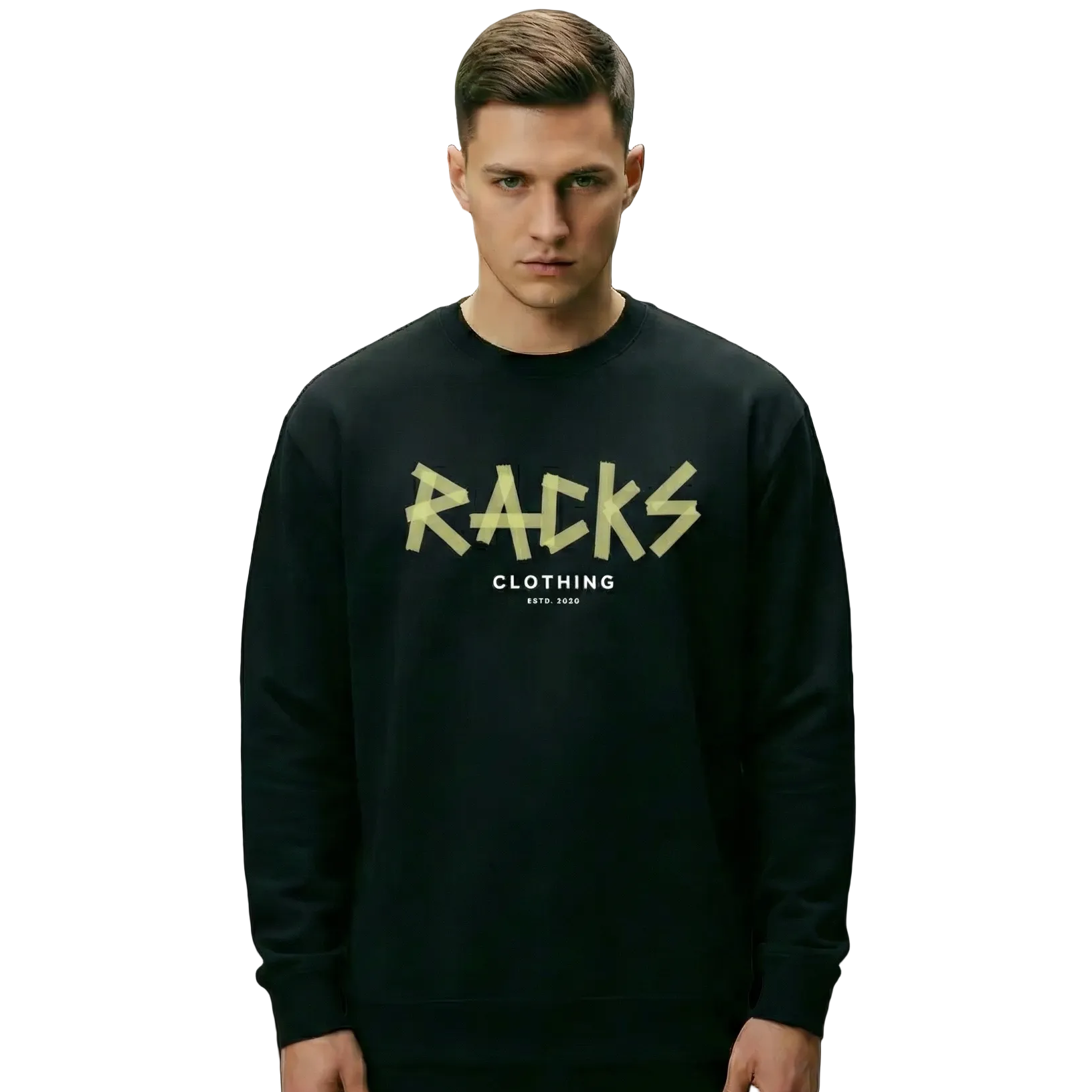 Premium Sweatshirt - "taped by racks"