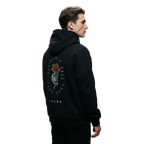 Oversize Zipper Hoodie - ''Death Rose''