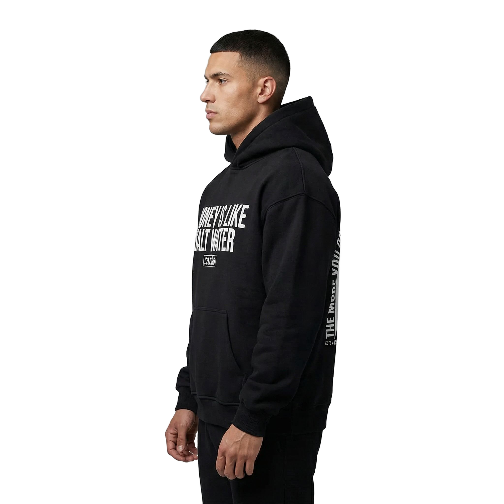 Oversize Hoodie - "Money Is Like Salt Water"